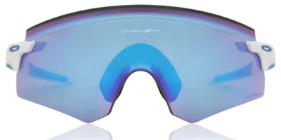 Oakley Oo9471 Encoder 947105 Men's Sunglasses White Size 136 In Blue