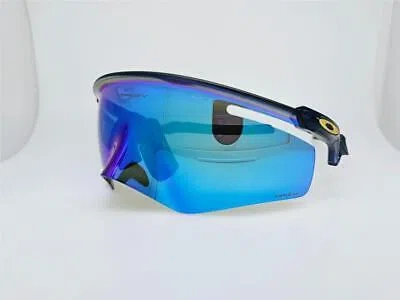 Pre-owned Oakley Oo9481d 02 56mm Qntm Kato Trans Stonewash W/ Prizm Sapphire Lenses In Blue
