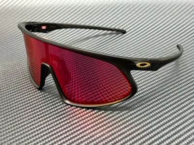 Pre-owned Oakley Oo9484d 02 Matte Black Prizm Road Unisex 73 Mm Sunglasses