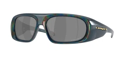 Oakley Oo9491 Belleville 949105 Occhiali Da Sole Grigi Per Uomo In Green
