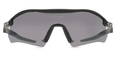 Oakley Oo9495d Radar Plate Asian Fit Polarized 949501 Men's Sunglasses Black Size 136 In Gray