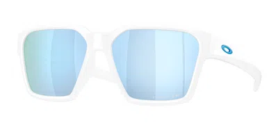 Oakley Oo9497 Briza Polarized 949704 Occhiali Da Sole Bianchi Per Uomo In Blue