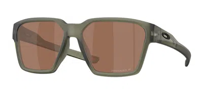 Oakley Oo9497 Briza Polarized 949705 Occhiali Da Sole Verdi Per Uomo In Brown
