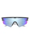 Oakley Sphaera Prizm Deep Water Polarized Shield Unisex Sunglasses Oo9403 940305 36 In Purple