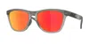 Oakley Oo9503 Frogskins Range Xl 950301 Occhiali Da Sole Grigi Per Uomo In Black