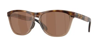 Oakley Oo9503 Frogskins Range Xl Polarized 950302 Occhiali Da Sole Marroni Per Uomo In Brown