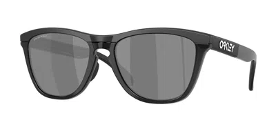 Oakley Oo9503a Frogskins Range Xl Vestibilità Orientale 950301 Occhiali Da Sole Neri Per Uomo In Black