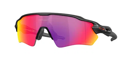 Oakley Oo9510 Radar Ev S Path 951007 Occhiali Da Sole Neri Per Uomo In Black