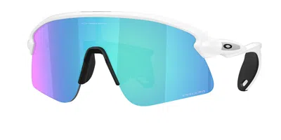 Oakley Oo9518 Stunt Devil S 951804 Occhiali Da Sole Bianchi Per Uomo In White