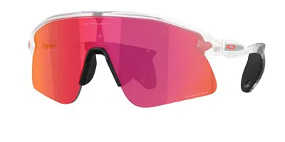 Oakley Oo9518 Stunt Devil S 951810 Occhiali Da Sole Chiari Per Uomo In Pink