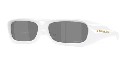 Oakley Oo9520 Permian 952002 Occhiali Da Sole Bianchi Per Uomo In White