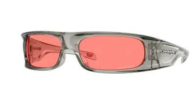 Oakley Oo9522 Highland 952203 Occhiali Da Sole Grigi Per Uomo In Pink