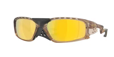 Oakley Oo9529 Plantaris Sq Polarized 952907 Men's Sunglasses Brown Size 61