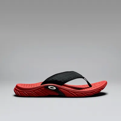 Oakley Operative Flip Flop In Red