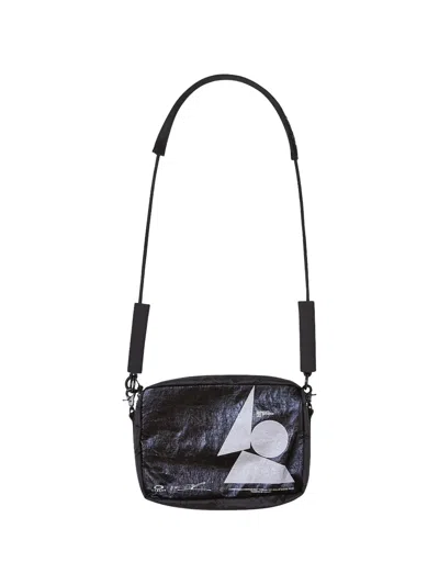 Oakley Osr Geometric-print Sling Bag In Black