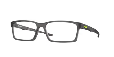 Oakley Overhead Demo Rectangular Men's Eyeglasses Ox8060 506002 59 In Gray