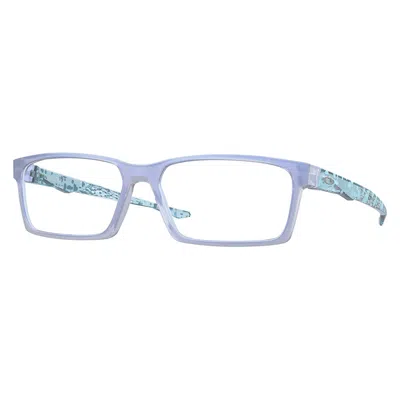 Oakley Overhead Demo Rectangular Men's Eyeglasses Ox8060 806006 59 In Blue