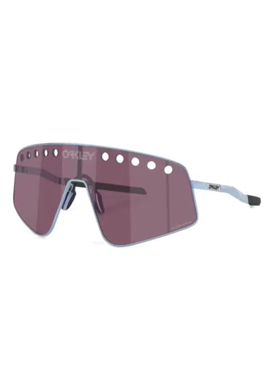 Oakley Sutro Ti Sweep Prizm Road Shield Unisex Sunglasses Oo6025 602504 138 In Pink