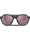 Oakley Oversized Round Frame Sunglasses In Black