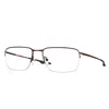 Oakley Ox 5148 514807 56mm Mens Square Eyeglasses 56mm In Brown