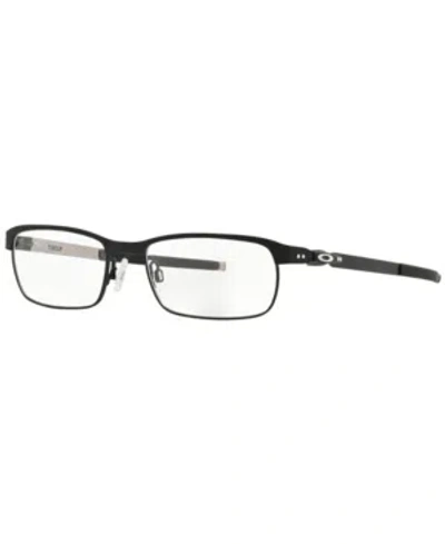 Oakley Ox3184 Men's Rectangle Eyeglasses In Black