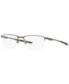 Oakley Ox3218 Men's Rectangle Eyeglasses In Gunmetal