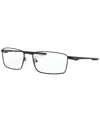Oakley Ox3227 Men's Rectangle Eyeglasses In Black