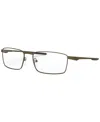 Oakley Ox3227 Men's Rectangle Eyeglasses In Silver Tone
