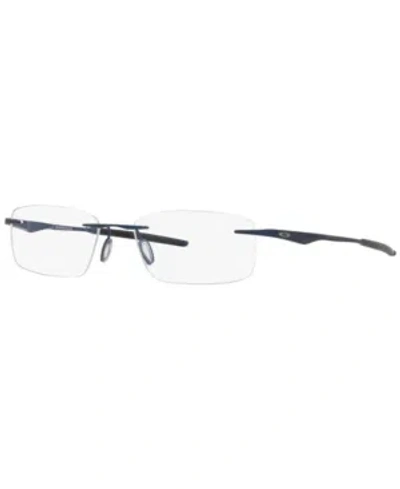 Oakley Ox5118 Men's Oval Eyeglasses In Dark Blue