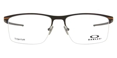 Oakley Ox5140 Tie Bar 0.5 514002 Occhiali Da Vista Marroni Per Uomo (solo Montatura)