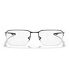 Oakley Wingback Sq 54mm Semirimless Rectangular Optical Glasses In Black