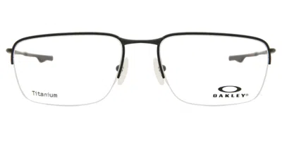 Oakley Ox5148 Wingback Sq 514801 Occhiali Da Vista Neri Per Uomo (solo Montatura) In Black