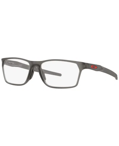 Oakley Ox8032 Men's Rectangle Eyeglasses In Satin Gray Smoke