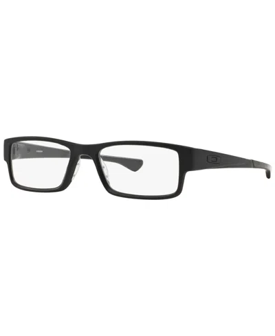 Oakley Ox8046 Airdrop Men's Rectangle Eyeglasses In Black