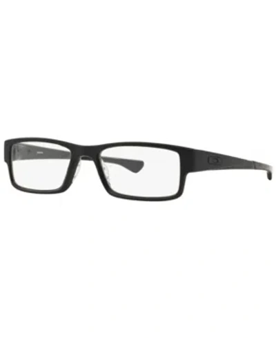 Oakley Ox8046 Airdrop Men's Rectangle Eyeglasses In Black