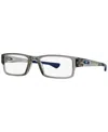 Oakley Ox8046 Airdrop Men's Rectangle Eyeglasses In Grey