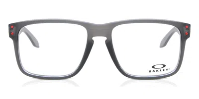 Oakley Ox8100f Holbrook Rx Asian Fit Men's Glasses, Grey, Size 58 In Gray
