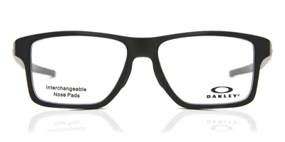 Oakley Ox8143 Chamfer Squared Men's Glasses, Black, Size 54