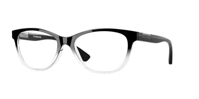 Oakley Ox8146 Plungeline 814608 Occhiali Da Vista Neri Per Donna (solo Montatura) In Gray
