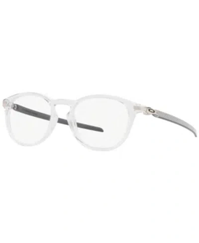 Oakley Ox8149 Men's Round Eyeglasses In Clear