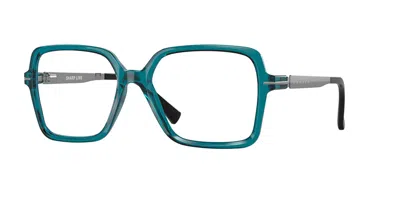 Oakley Ox8172 Sharp Line 817203 Occhiali Da Vista Verdi Per Donna (solo Montatura) In Green
