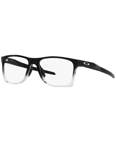 Oakley Ox8173 Activate Men's Square Eyeglasses In Polished Black Fade