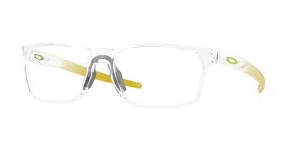 Oakley Ox8174f Hex Jector Asian Fit 817410 Men's Glasses Clear Size 54 - Blue Light Block Available In Metallic