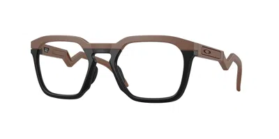Oakley Ox8208 Hstn Sq Rx 820806 Men's Glasses Brown Size 52 - Blue Light Block Available In Matte Mahogany,black