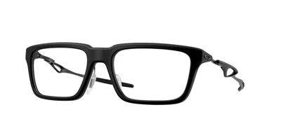 Oakley Ox8211d Neoture Sq Asian Fit 821101 Men's Glasses Black Size 56 - Blue Light Block Available In Satin Black