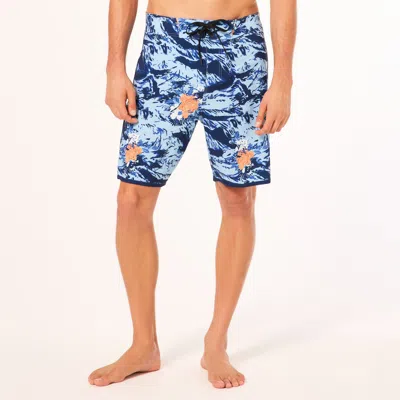 Oakley Palm Florals Rc 19” Boardshort In Blue