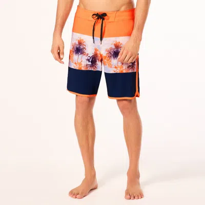 Oakley Palm Florals Rc 19” Boardshort In Orange