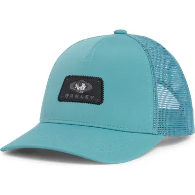 Oakley Patch Ellipse Baseball Cap In Blue