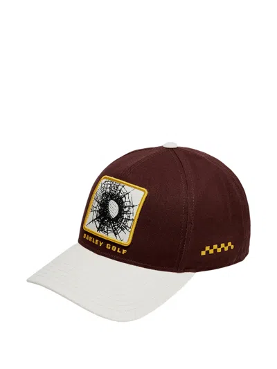 Oakley Patch-detail Cap In Brown