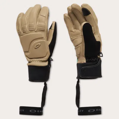 Oakley Peak Leather Gloves In Brown
